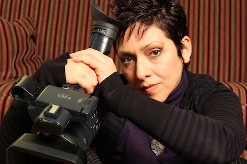 Zhenia Mahdi-Nau whose latest film Tapestry of Colour is showing in the Sean Hollywood Arts Centre.  Picture: Sonya Whitefield.